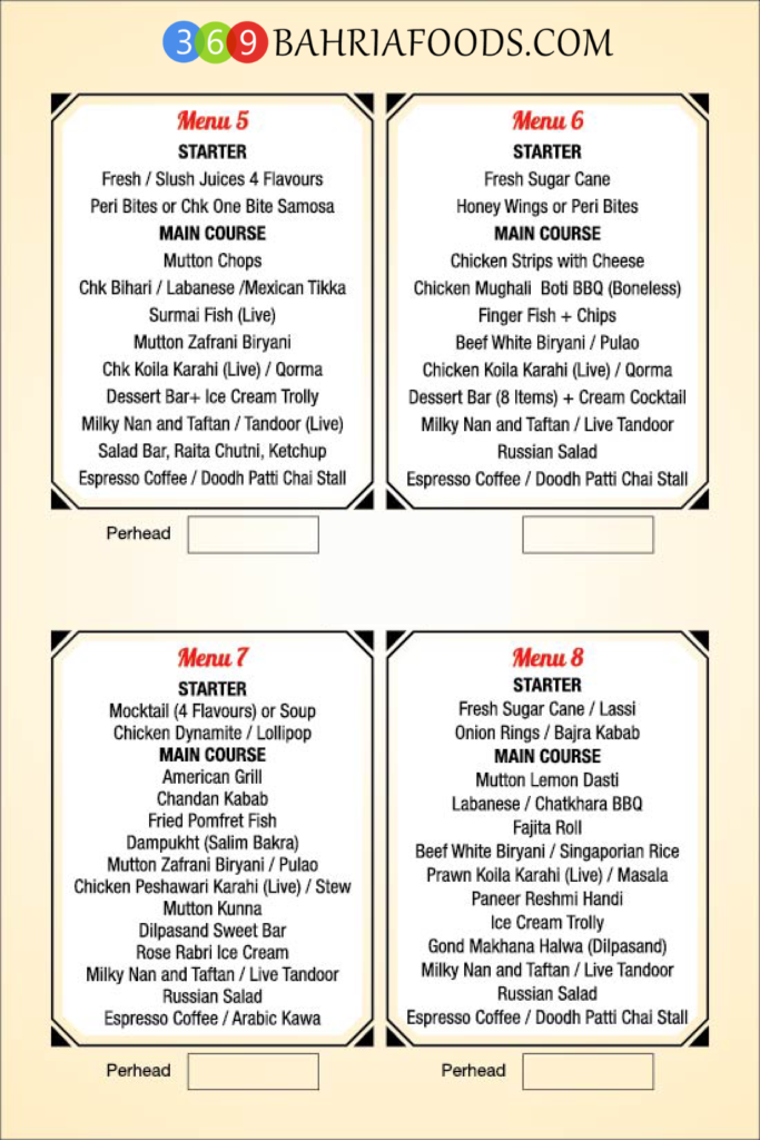 Menu 2